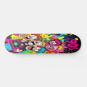 Retro Toon Chaos Edition 1 Skateboard (Horizontal)