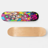 Retro Toon Chaos Edition 1 Skateboard (Horizontal)