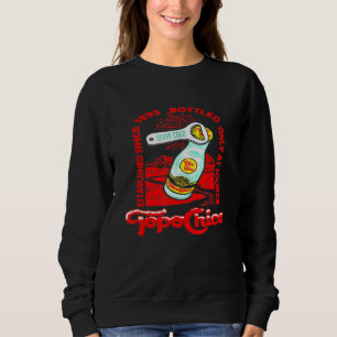 Retro Topo Distressed Arts Chico Outfits Bottles W Sweatshirt