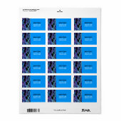 Retro Torah Bar Bat Mitzvah Rücksendeadresse Aufkl Adressaufkleber (Vorne)