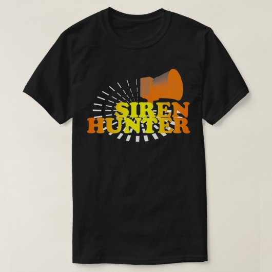 Retro Tornado Siren Hunter T-Shirt (Design vorne)