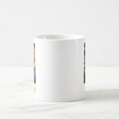 Retro Total Solar Eclipse 2024 Texas für Männer Fr Kaffeetasse (Mittel)