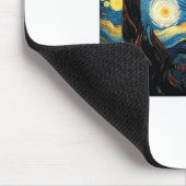 Retro Total Solar Eclipse 2024 Texas für Männer Fr Mousepad (Ecke)