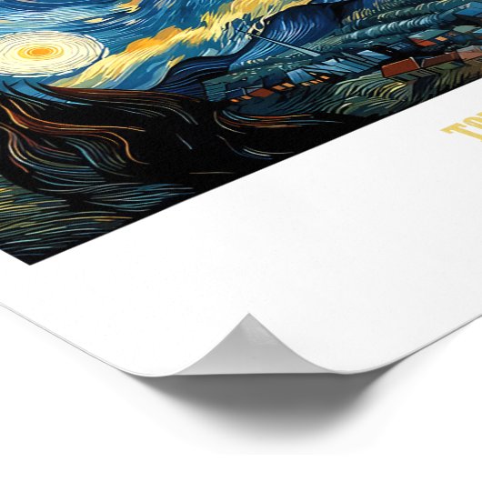 Retro Total Solar Eclipse 2024 Texas für Männer Fr Poster (Ecke)