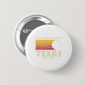 Retro Total Solar Eclipse 2024 Texas Usa Totality Button (Vorne & Hinten)