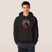 Retro Toucan Vintage Distressed Style Bird Art Hoodie (Vorne ganz)