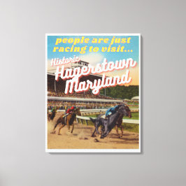 Retro Tourism Poster Leinwanddruck
