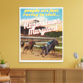 Retro Tourism Poster Leinwanddruck (Insitu (Wohnzimmer))
