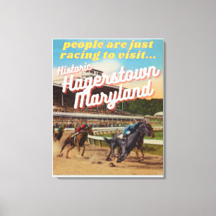 Retro Tourism Poster Leinwanddruck