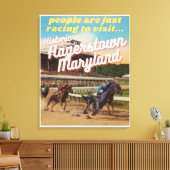 Retro Tourism Poster Leinwanddruck (Insitu (Wohnzimmer))