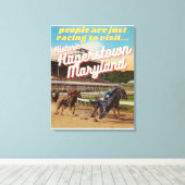Retro Tourism Poster Leinwanddruck (Insitu (Holzboden))