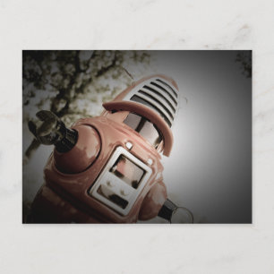 Retro Toy Robby Robot 02 Postcard Postkarte