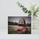 Retro Toy Robby Robot 06 Postcard Postkarte (Stehend Vorderseite)