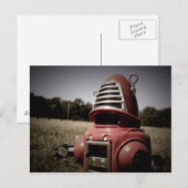 Retro Toy Robby Robot 06 Postcard Postkarte (Vorne/Hinten)