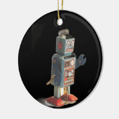 Retro Toy Robot Keramik Ornament (Links)