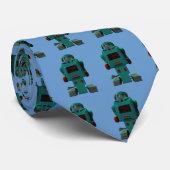 Retro Toy Robot Krawatte (Gerollt)