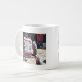 Retro Traktor Kaffeetasse (Vorderseite Links)