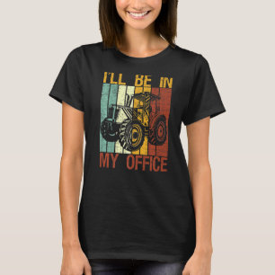 Retro Traktor, Vintager landwirtschaftlicher Bauer T-Shirt