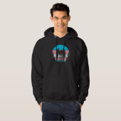 Retro Trans Mothman Transgender Pride Point pleasa Hoodie (Vorne ganz)