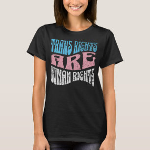 Retro Trans Recht sind Menschenrechte Transgender T-Shirt