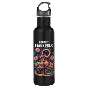 Retro Trans-Stolz Trans-Recht Trans-Personen schüt Edelstahlflasche