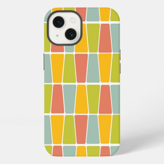 Retro Trapezoide iPhone Hülle (Rückseite)