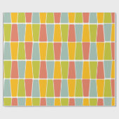 Retro Trapezoiden Geschenkpapier (Flach)
