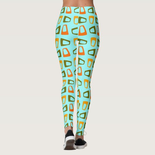 Retro Trapezoiden Leggings (Rückseite)