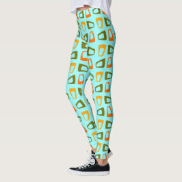Retro Trapezoiden Leggings