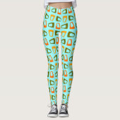 Retro Trapezoiden Leggings (Vorderseite)