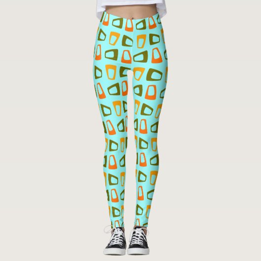 Retro Trapezoiden Leggings (Vorderseite)