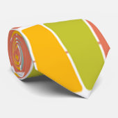 Retro Trapezoids Neck Tie Krawatte (Gerollt)