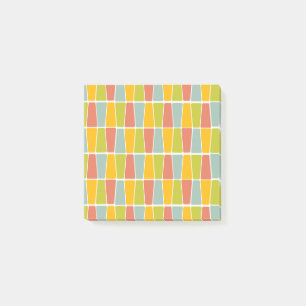 Retro Trapezoids Post-it Klebezettel