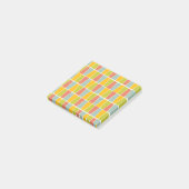 Retro Trapezoids Post-it Klebezettel (angewinkelt)