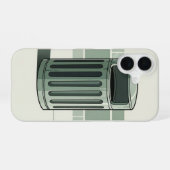 Retro Trash Can Simple iPhone 16 Hülle (Rückseite (Horizontal))