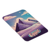 Retro Travel 80er Synthwave Alte Ägyptische Pyrami Magnet (Rechte Seite)