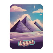Retro Travel 80er Synthwave Alte Ägyptische Pyrami Magnet (Vertikal)