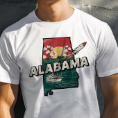 Retro Travel Iconic Alabama Graphic T-Shirt