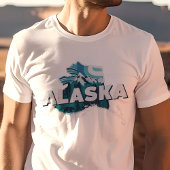 Retro Travel Iconic Alaska Graphic T-Shirt