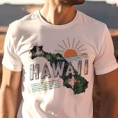 Retro Travel Iconic Hawaii Grafik T-Shirt