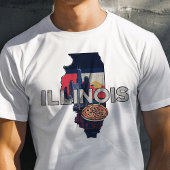 Retro Travel Iconic Illinois Graphic T-Shirt