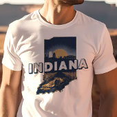 Retro Travel Iconic Indiana Graphic T-Shirt