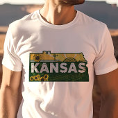 Retro Travel Iconic Kansas Graphic T-Shirt