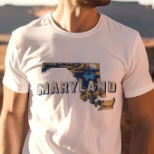 Retro Travel Iconic Maryland Graphic T-Shirt