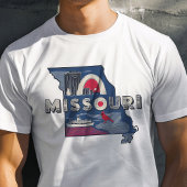 Retro Travel Iconic Missouri Grafik T-Shirt