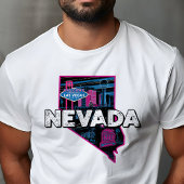 Retro Travel Iconic Nevada Graphic T-Shirt