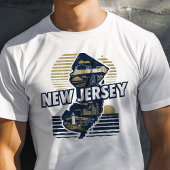 Retro Travel Iconic New Jersey Graphic T-Shirt