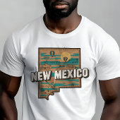 Retro Travel Iconic New Mexico Graphic T-Shirt