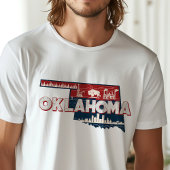Retro Travel Iconic Oklahoma Graphic T-Shirt