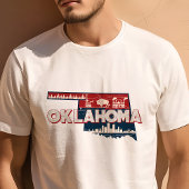 Retro Travel Iconic Oklahoma Graphic T-Shirt